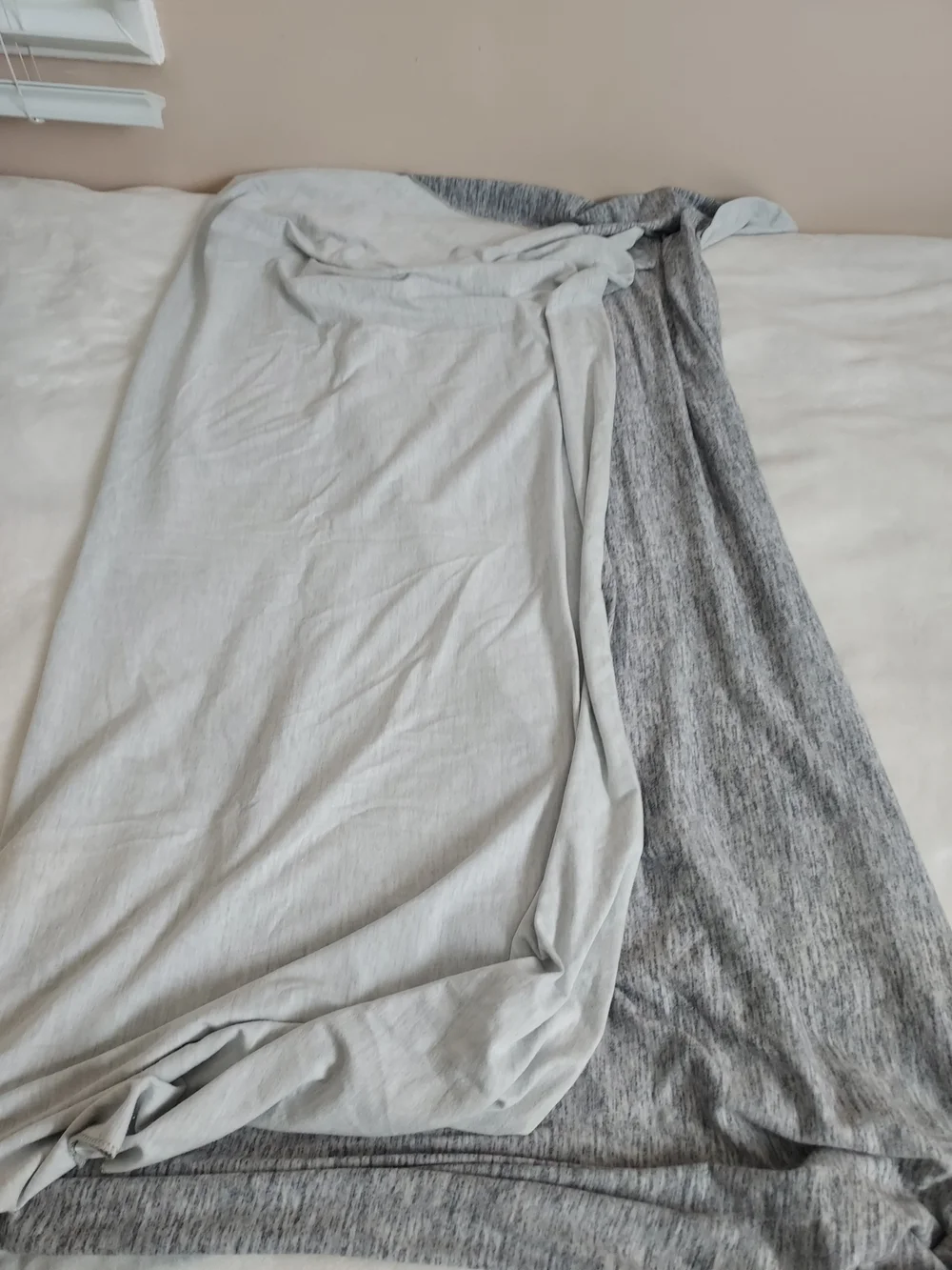 Copper Pearl Heather Gray Asher Large Swaddle Blanket Nursing Cover Soft Neutral